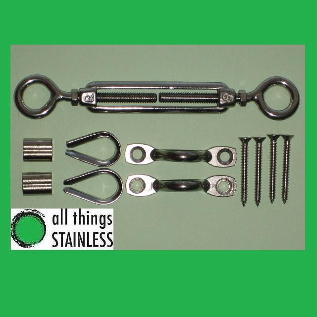 Hand Swaged DIY Kit - Eye/Eye Turnbuckles & Saddles