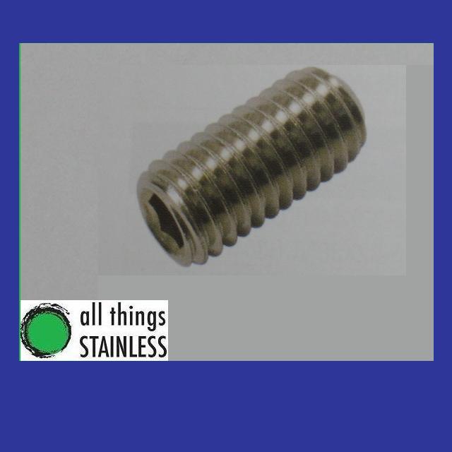 316: M8x12mm Hexagon Socket Set Screw. Box of 100