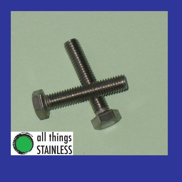 316: M20x70mm Hex Head Set Screw - Box of 25