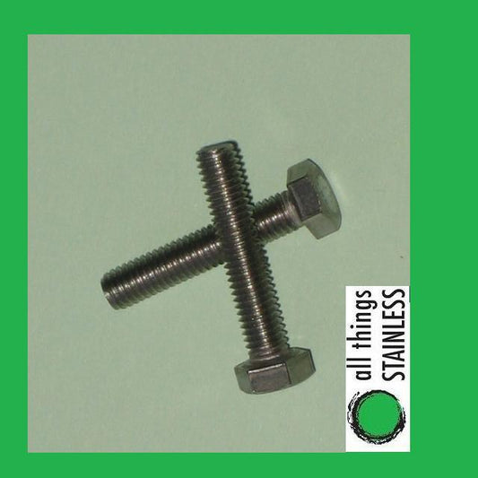 304: M12x120mm Hex Head Set Screw - Box of 25