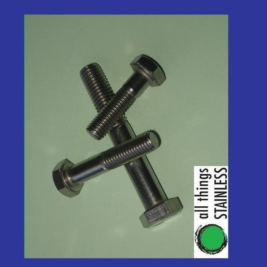 316: M8x50mm Hex Head Bolt - Box of 100